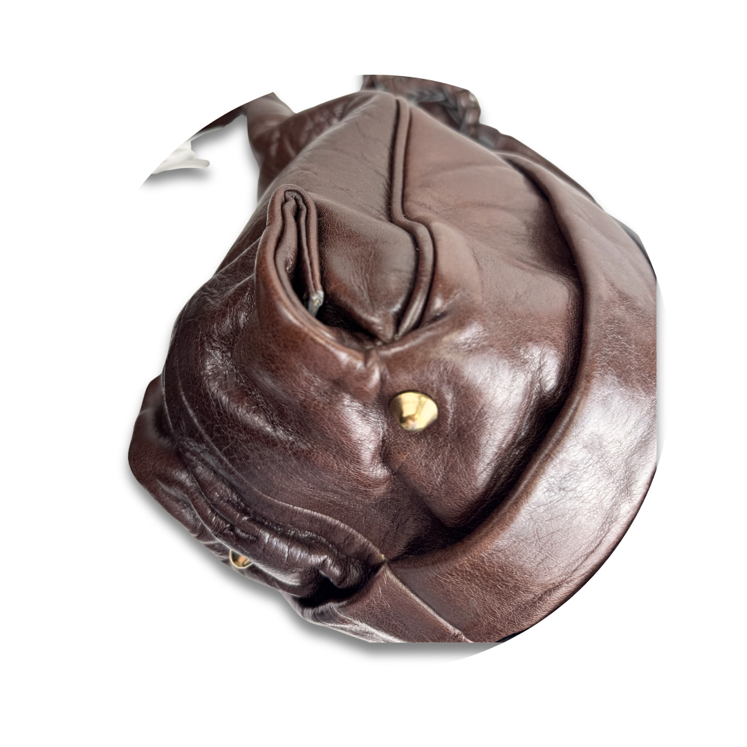 Chloe Large Brown Heloise Shoulder Bag