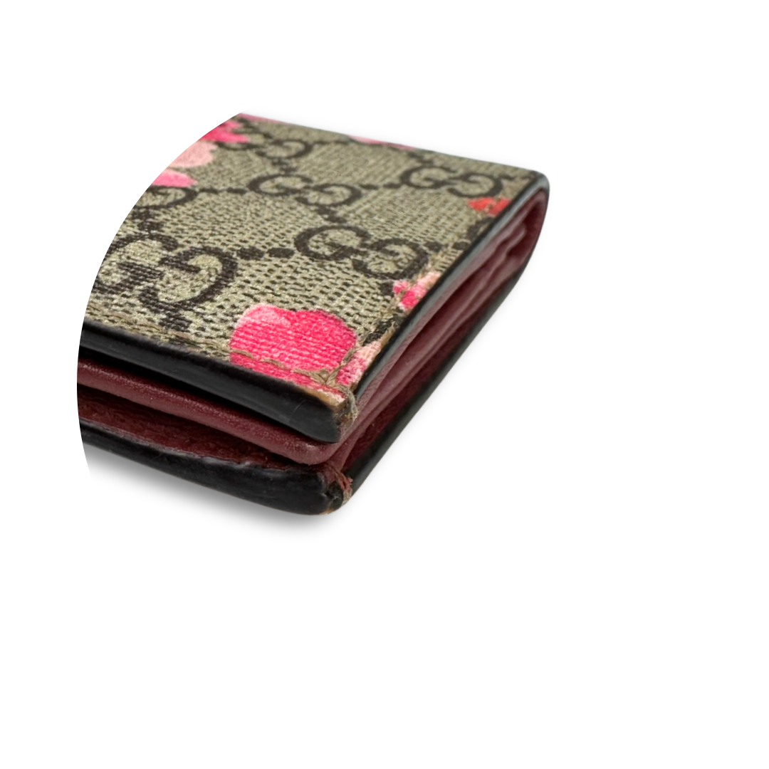 Gucci Supreme Blooms Flap Card Holder