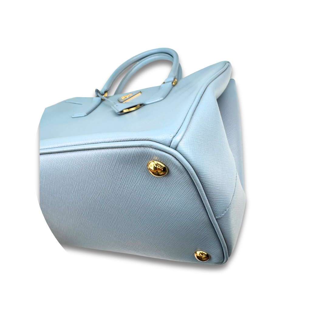 Prada Medium Light Blue Galleria