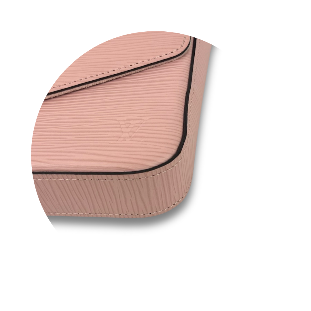 Louis Vuitton Pale Pink Epi Leather Pochette Felicie