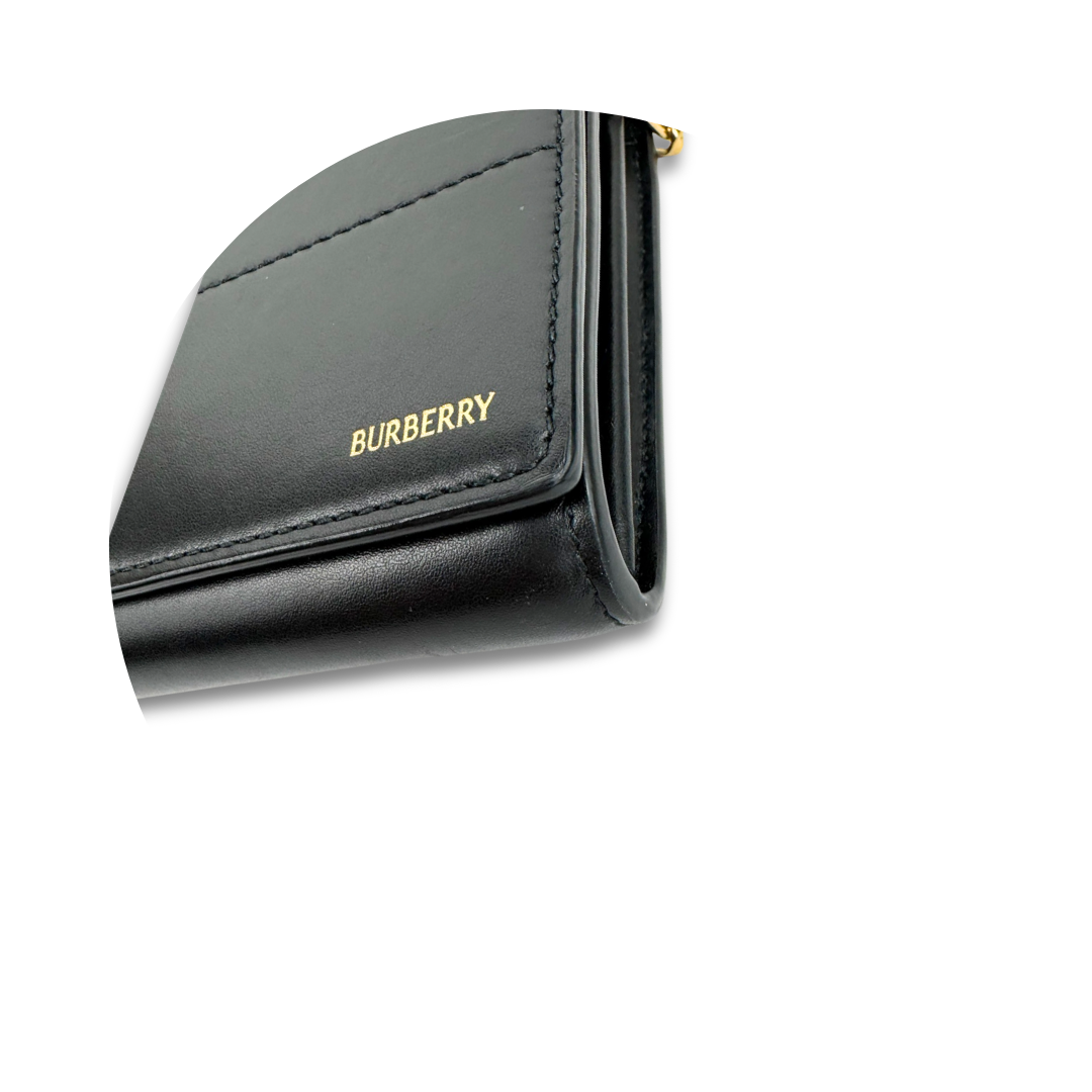 Burberry Snip Leather Chain Wallet