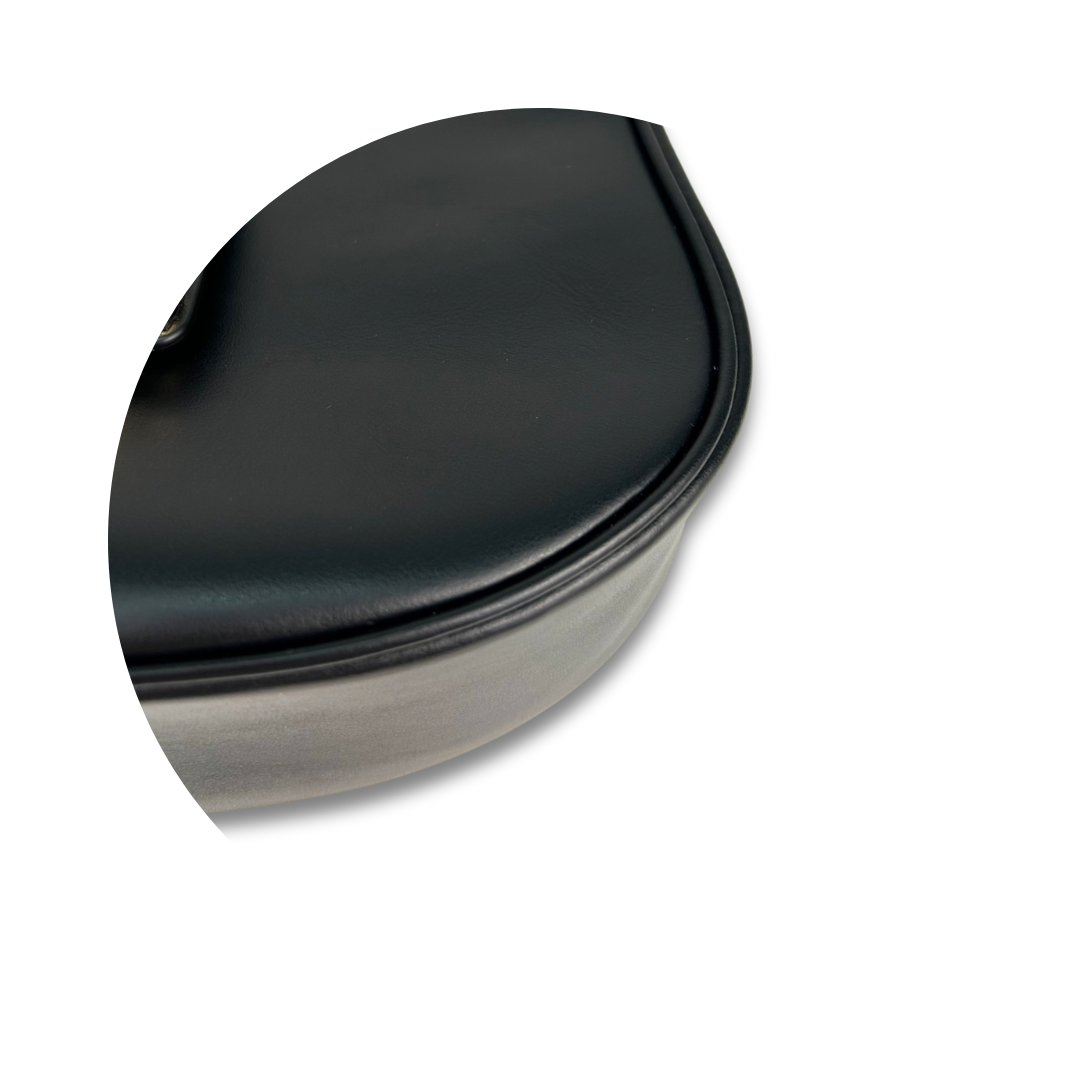 Celine Medium Black Ava Triomphe Shoulder Bag