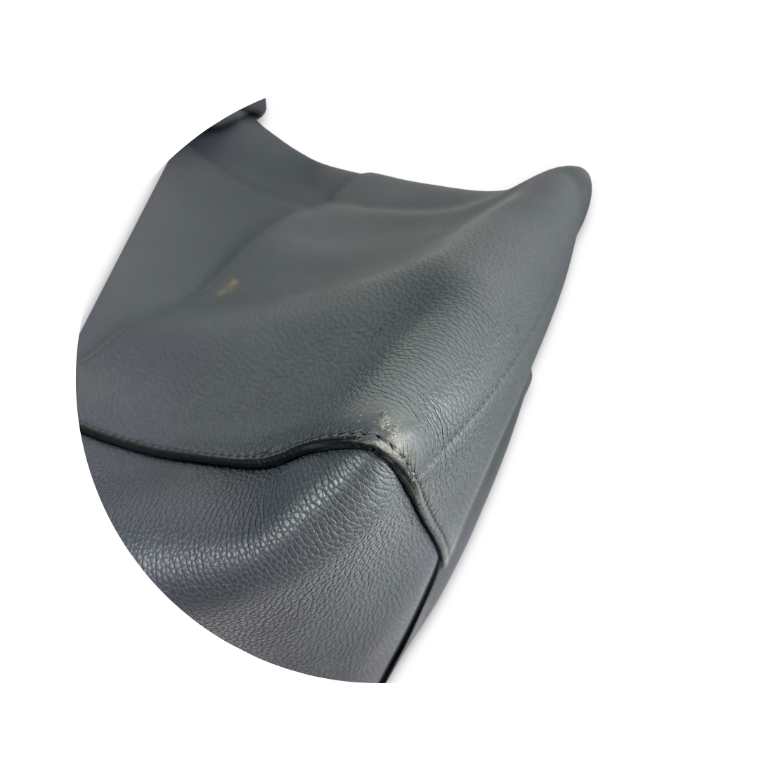 Celine Grey Sangle Large Bucket Bag