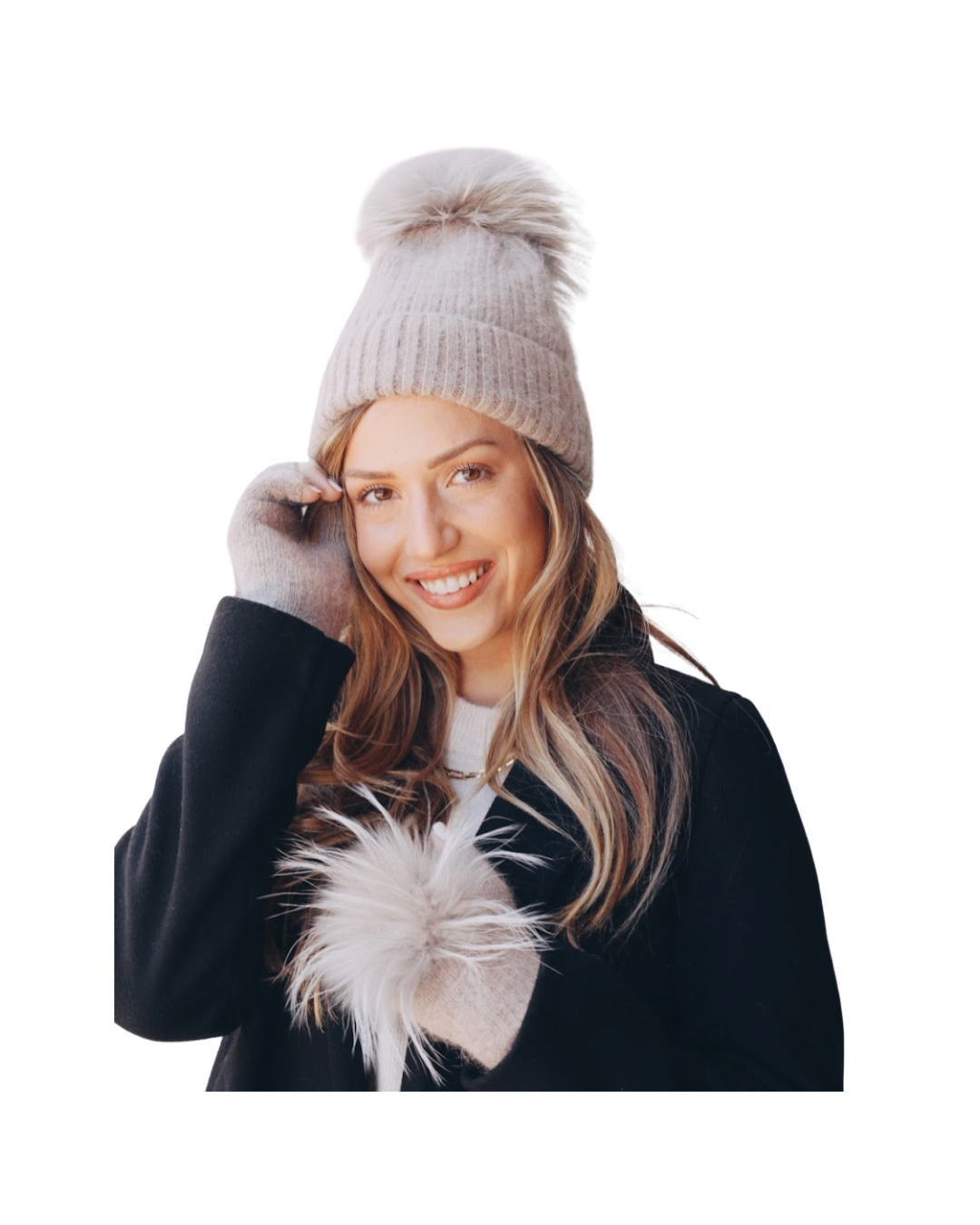 Linda Richards Angora Pom Hat