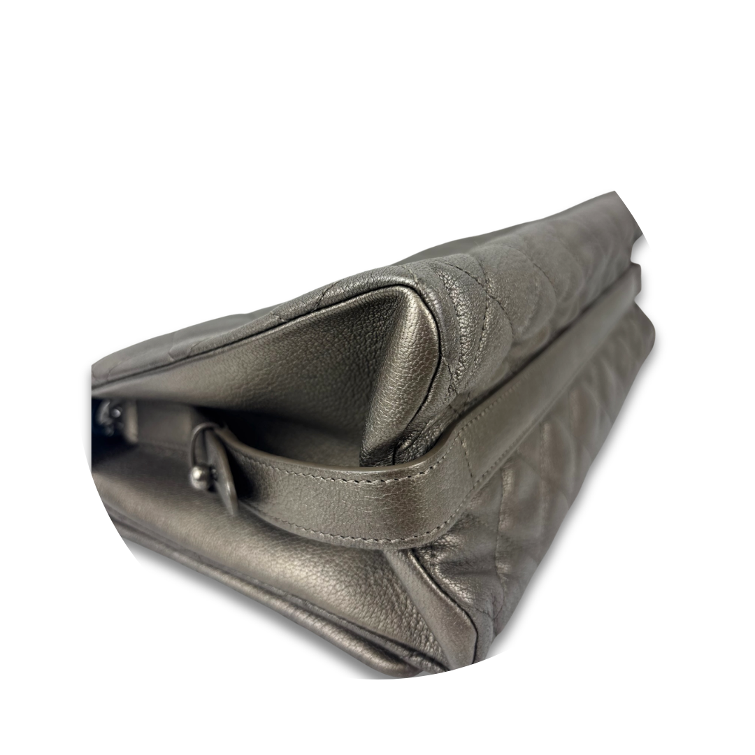 Chanel Metallic Large City Rock Flap Bag