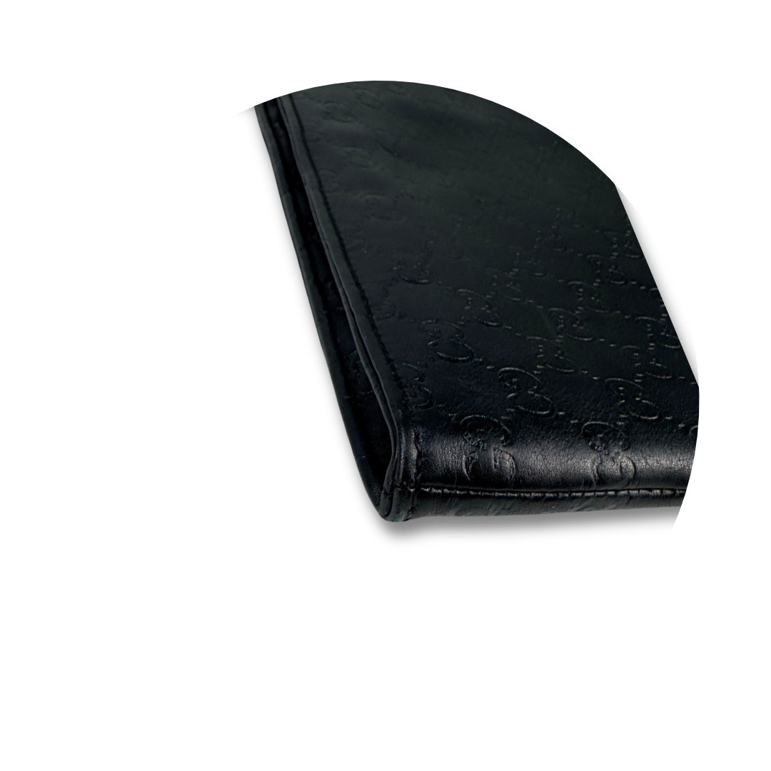 Gucci Black Guccissima Leather Tablet Case