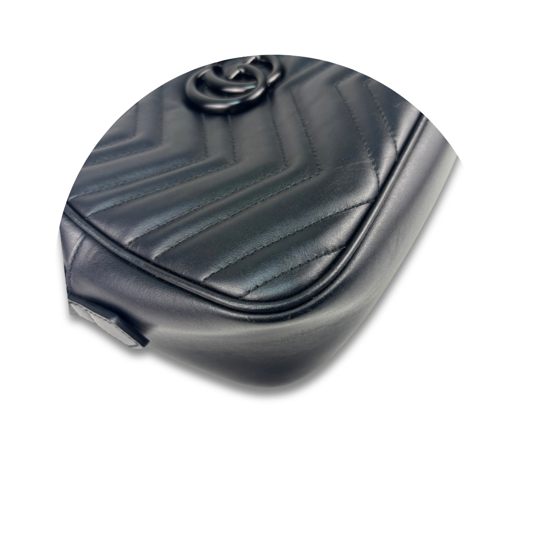 Gucci Black Marmont Small Camera Bag