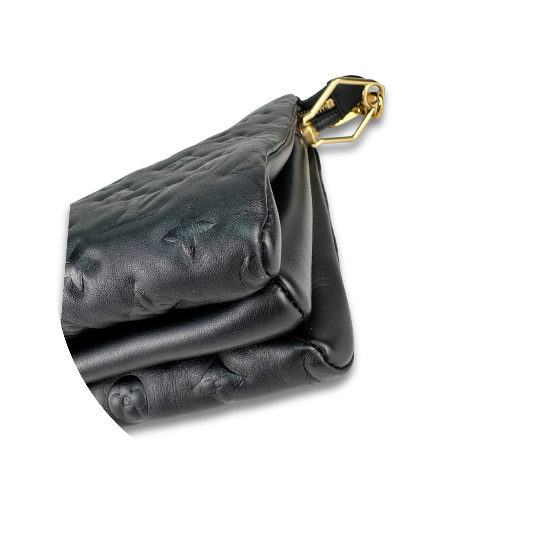 Louis Vuitton Black Coussin PM
