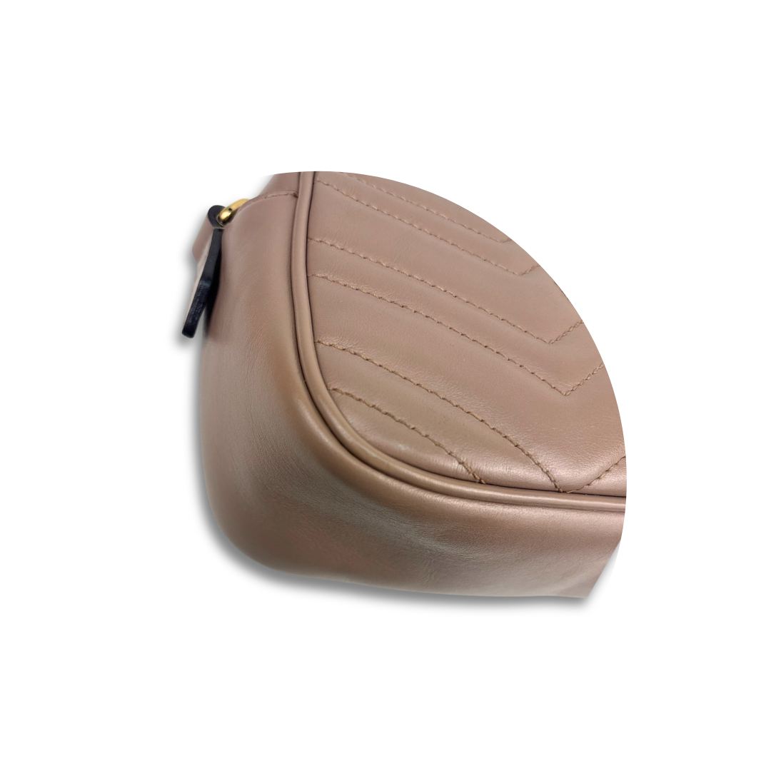 Gucci Dusty Rose Marmont Camera Bag