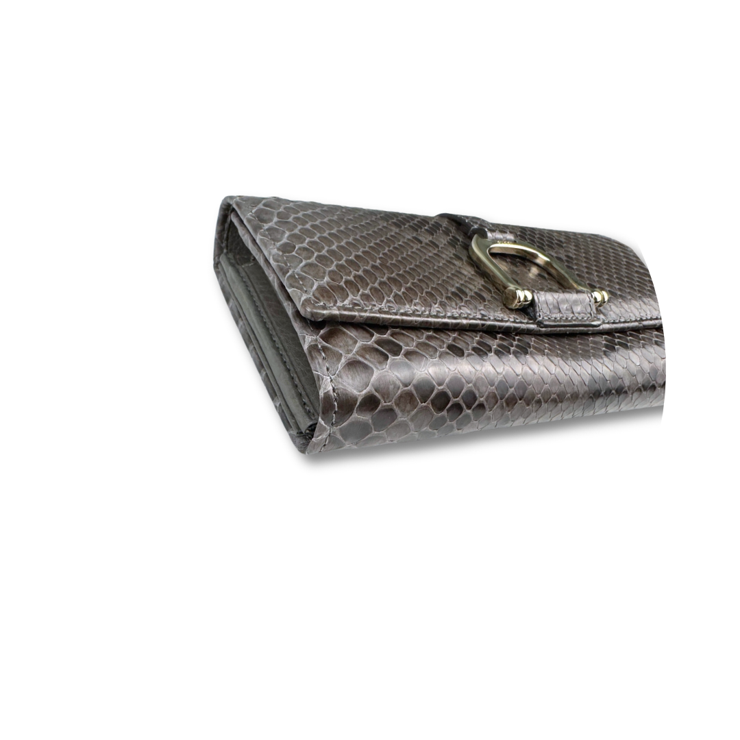 Gucci Greenwich Python Wallet