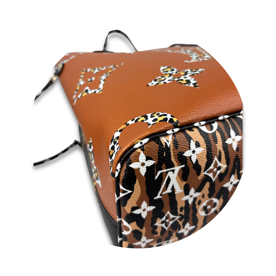 Louis Vuitton Limited Edition Jungle Neverfull MM Set