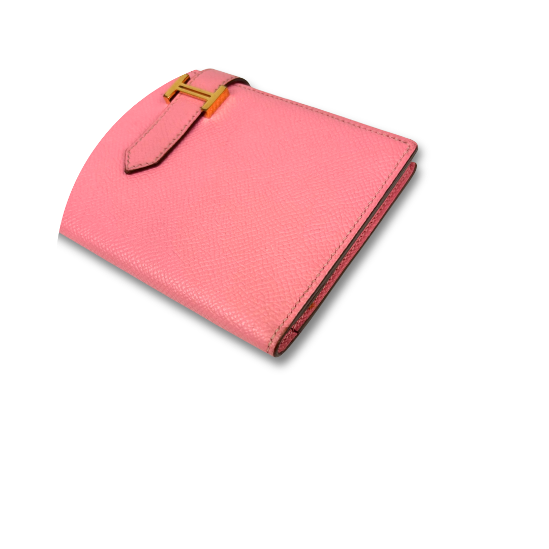 Hermes Swift Bearn Wallet Pink