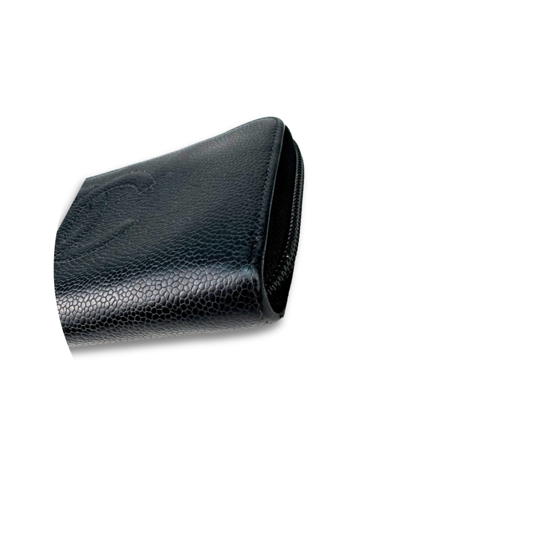 Chanel CC Timeless Zip Around Wallet