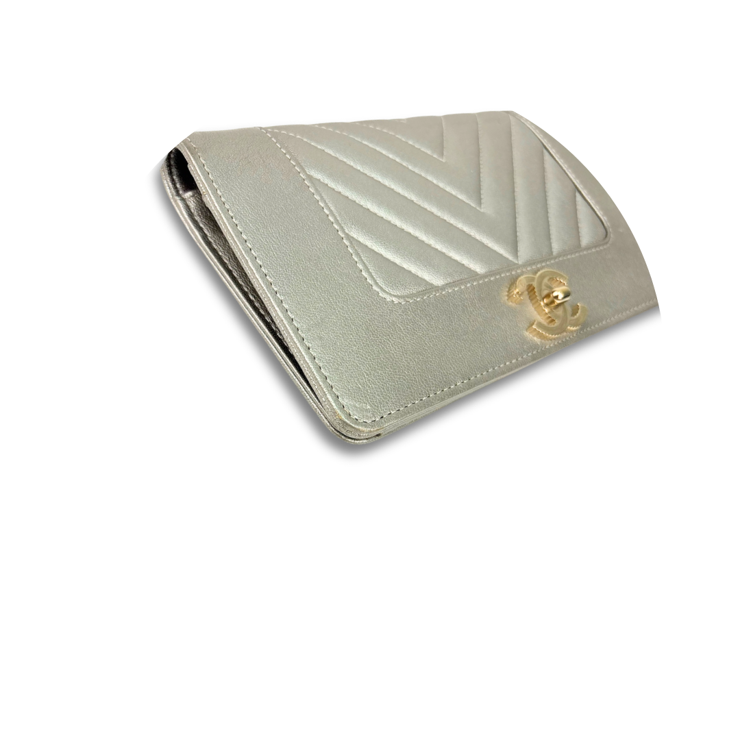 Chanel Metallic Mademoiselle Wallet