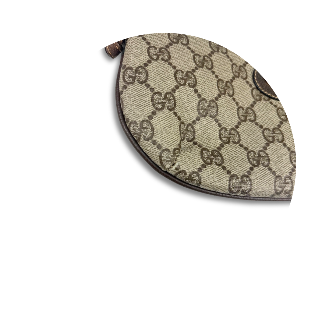 Gucci Brown GG Flat Crossbody