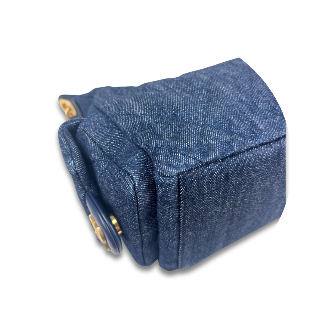 Chanel Denim Large Trendy Pockets Hobo