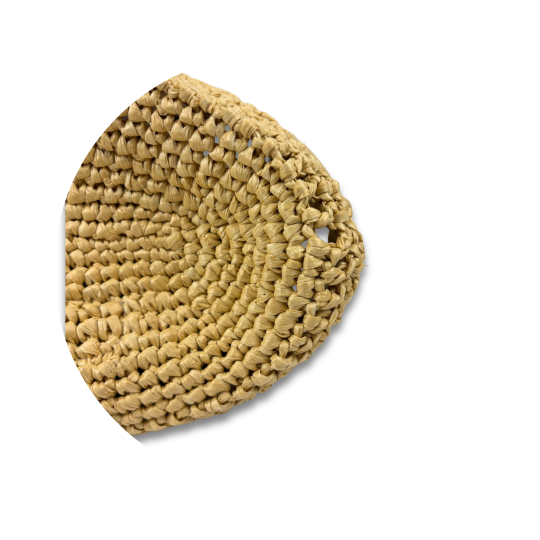 Prada Crochet Raffia Hobo Tote