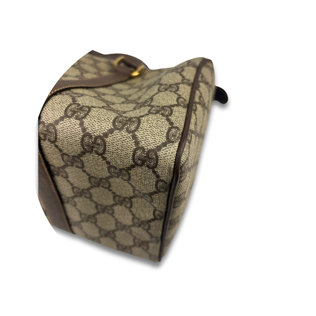 Gucci Supreme Vintage Boston Bag