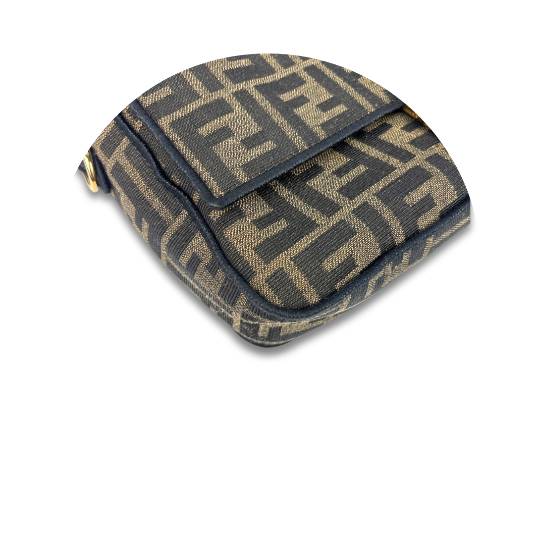 Fendi Jacquard Convertible Baguette