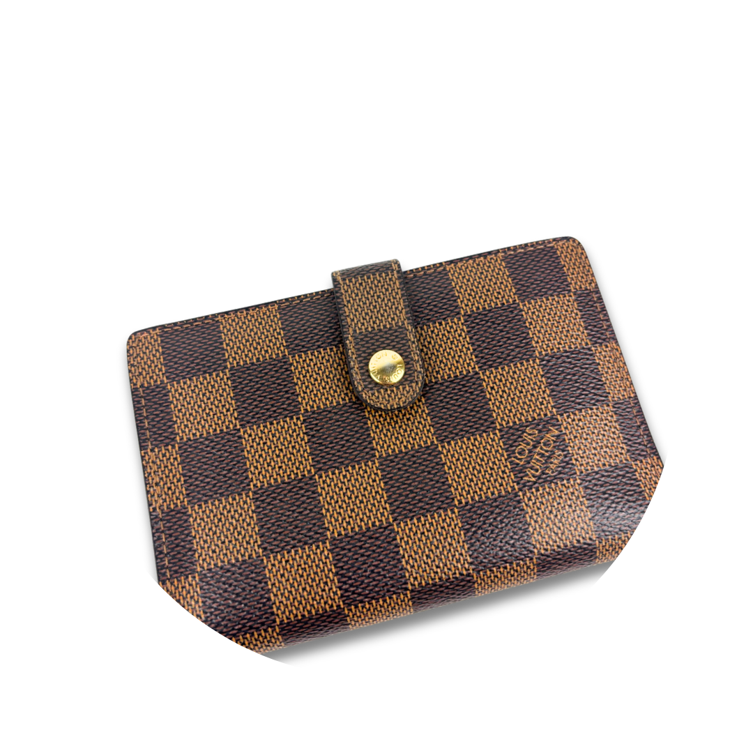 Louis Vuitton Damier Ebene French Purse Wallet