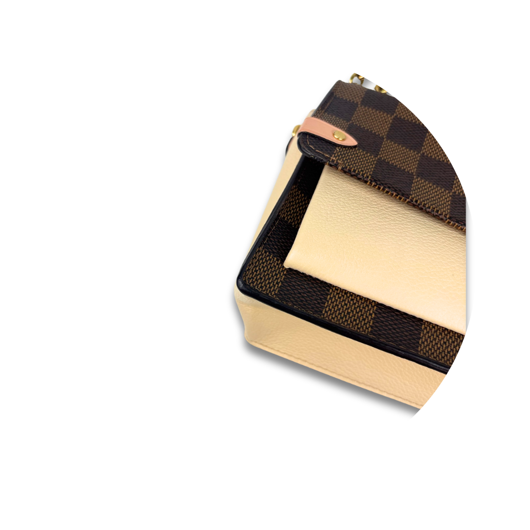 Louis Vuitton Damier Ebene Vavin Chain Wallet