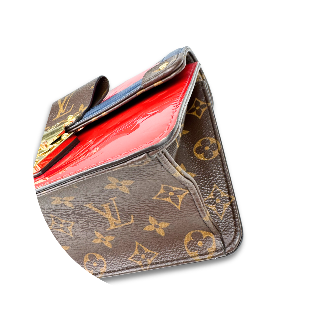 Louis Vuitton Red Vernis Wynwood Bag