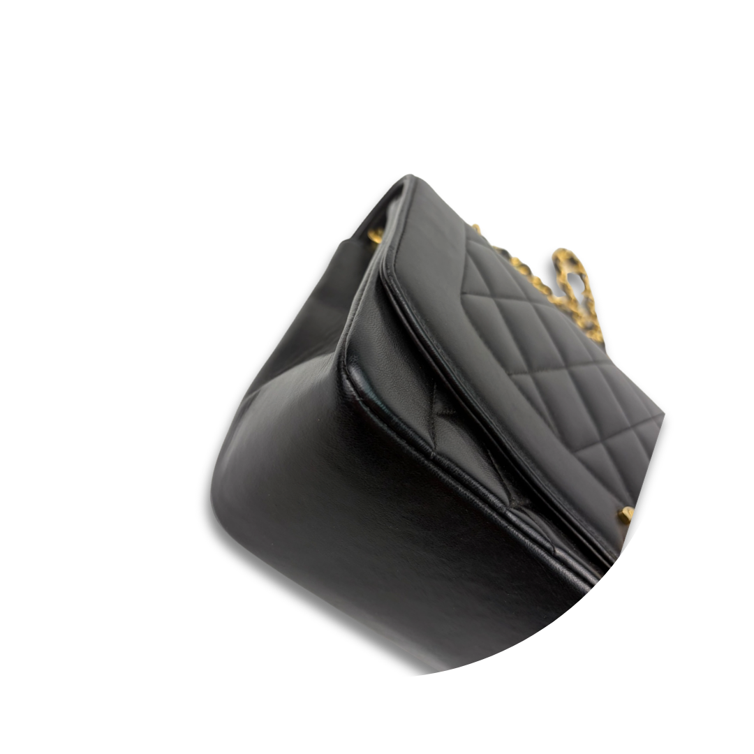 Chanel Medium Lambskin Diana Single Flap