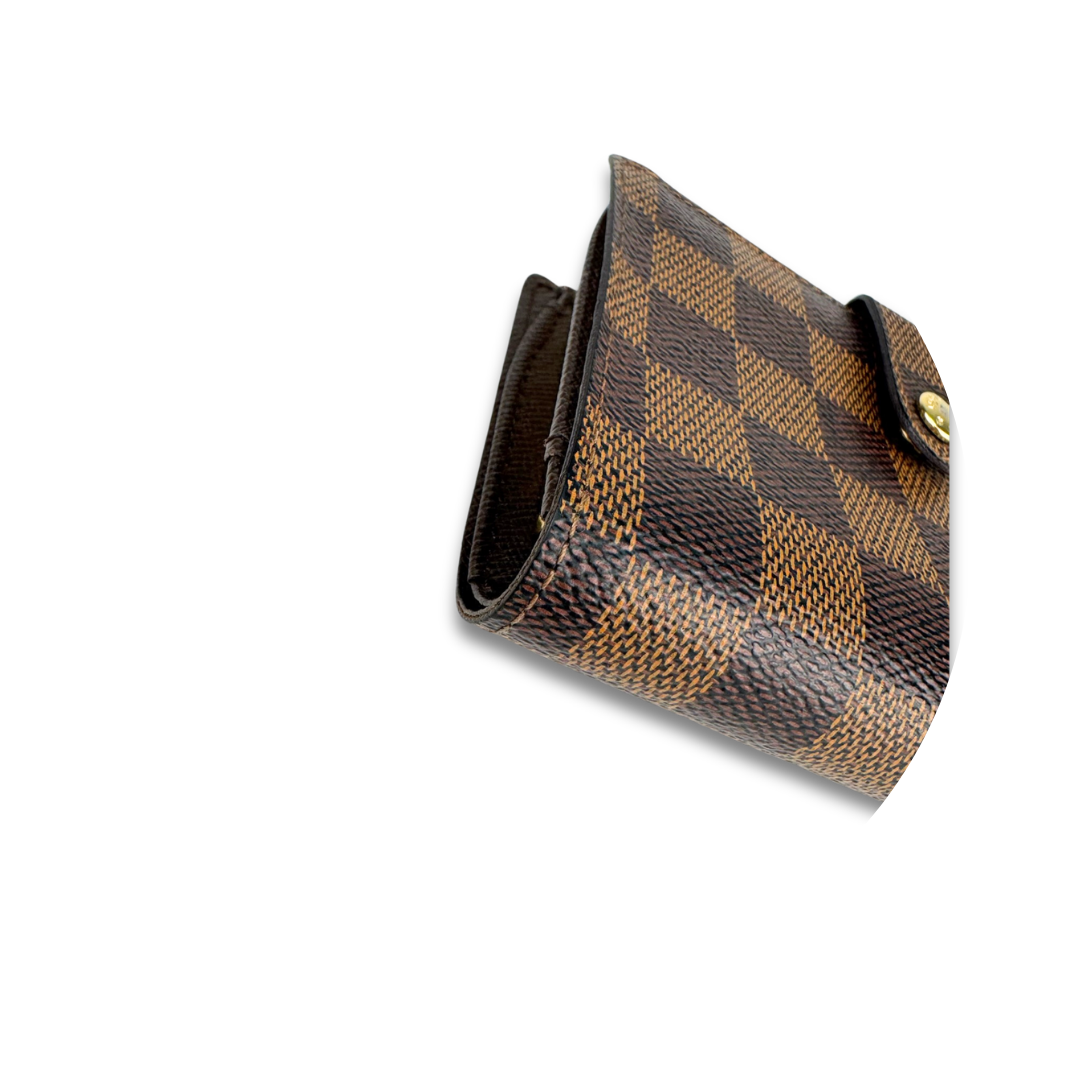 Louis Vuitton Damier Ebene French Purse Wallet