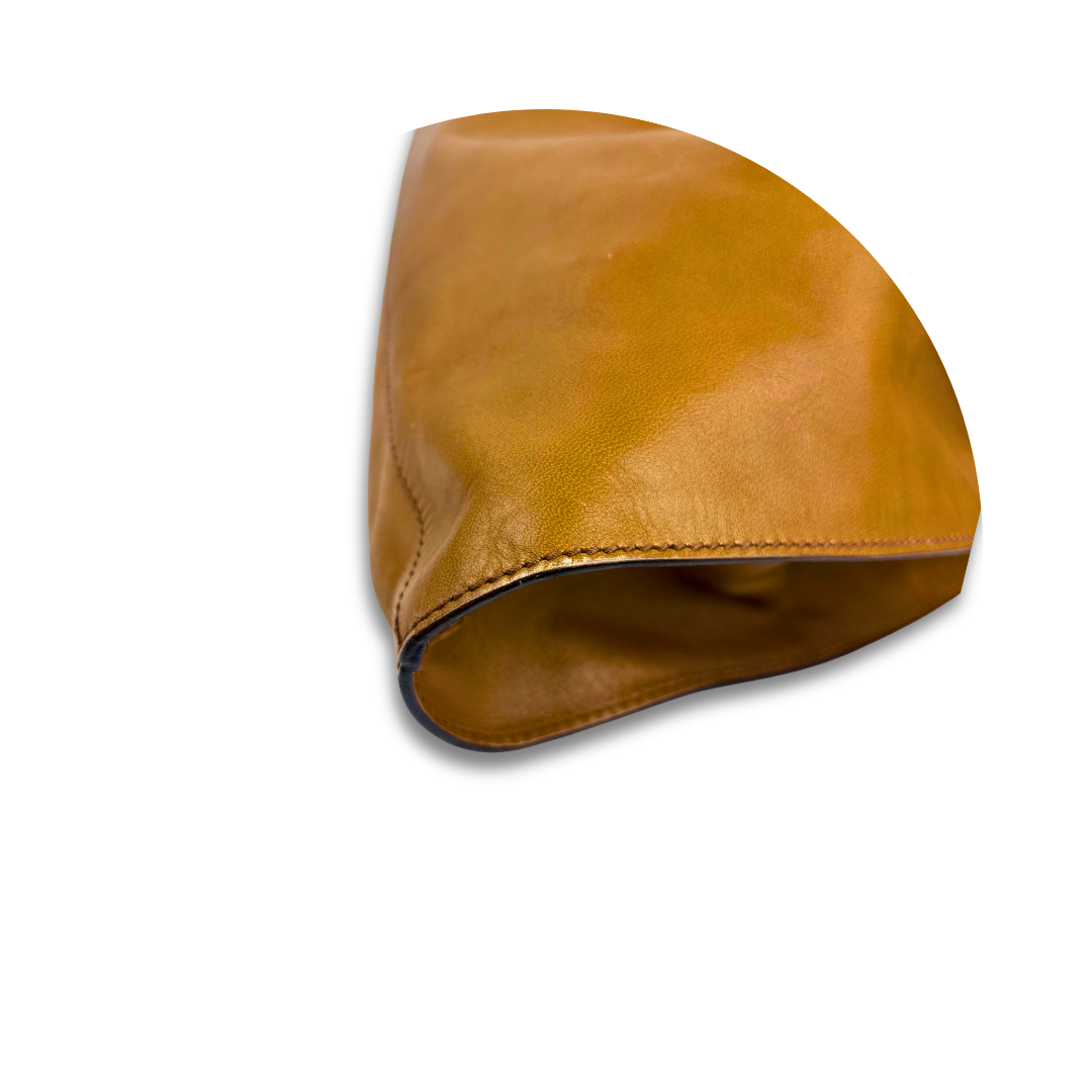 Gucci Brown Ruched Hobo Bag