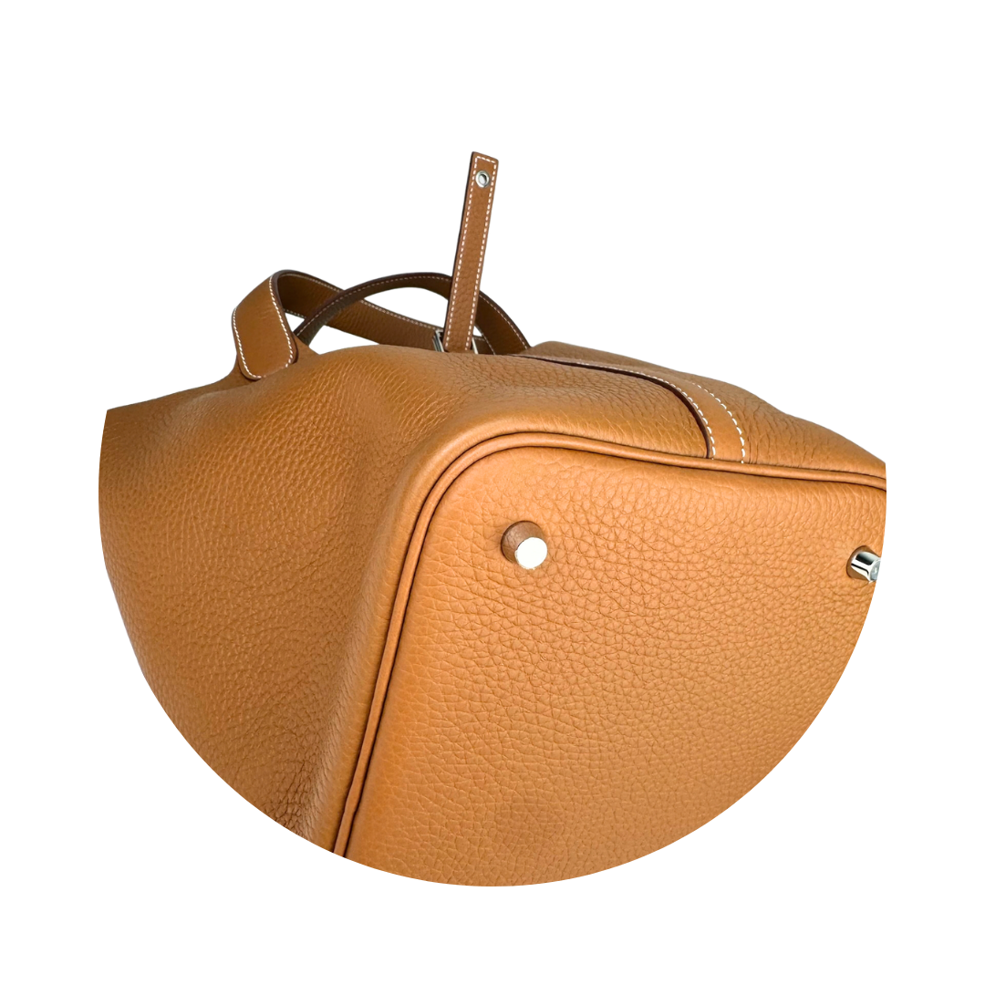 Hermès Clemence Picotin Lock 22 Gold