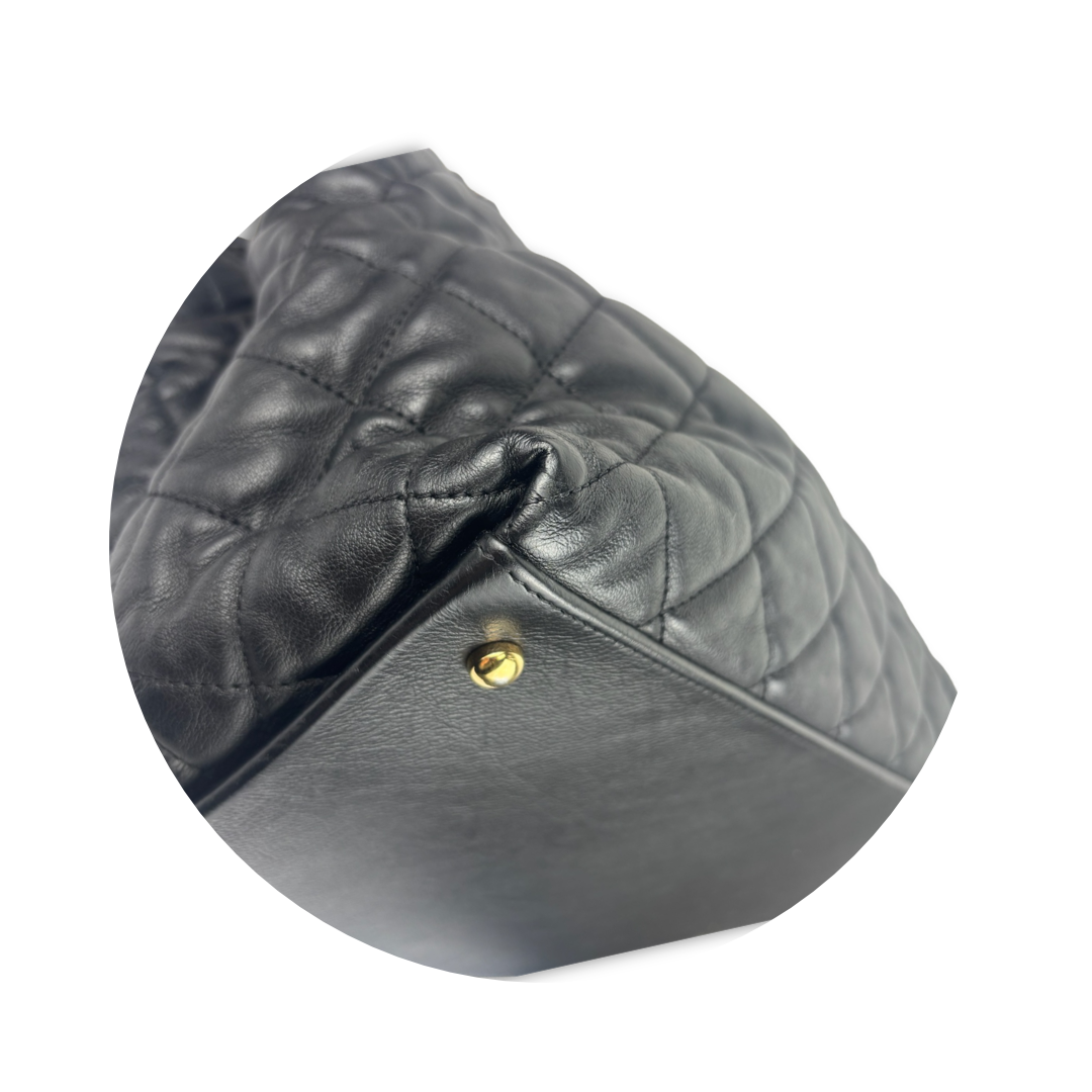 Chanel Black Small Chain Me Tote