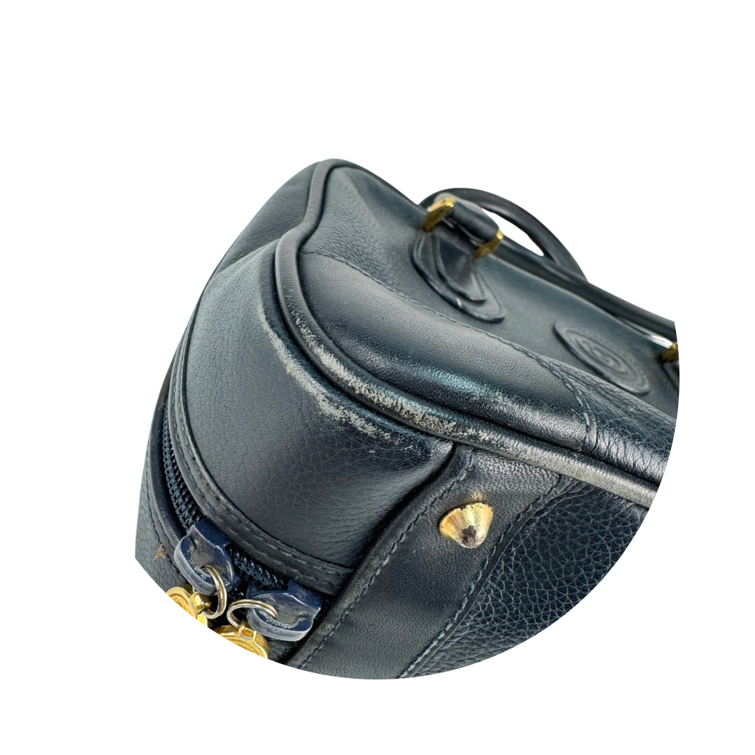 Gucci Vintage Leather Top Handle Bag