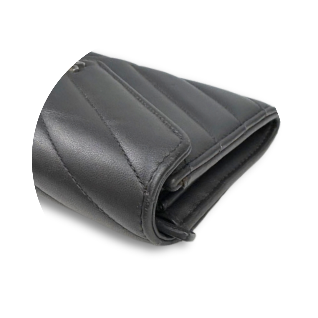 YSL Grey Cassandre Envelope Wallet