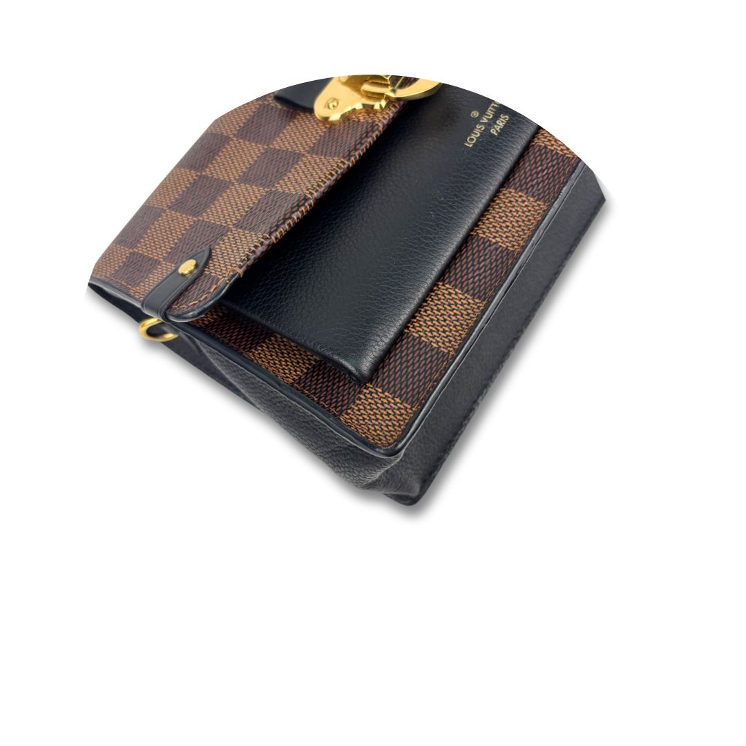 Louis Vuitton Damier Ebene Vavin Chain Wallet