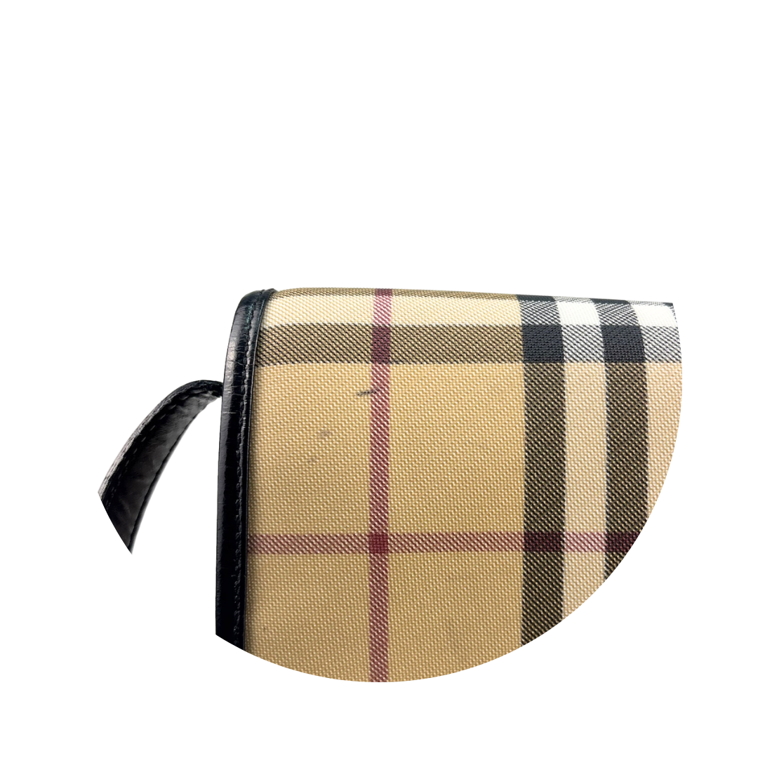 Burberry Nova Check Flap Shoulder Bag