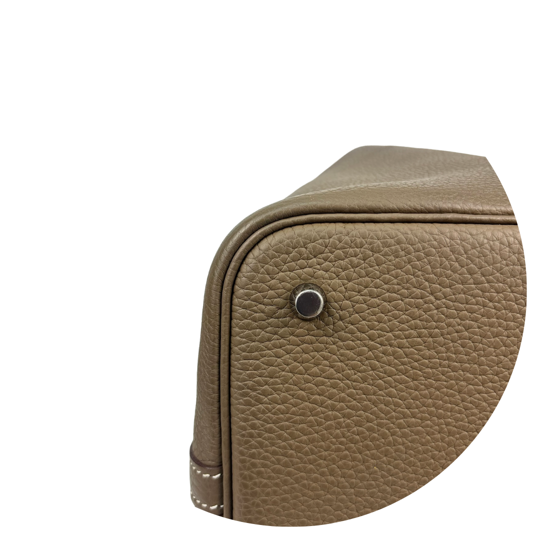 Hermès Etoupe Clemence Picotin 22