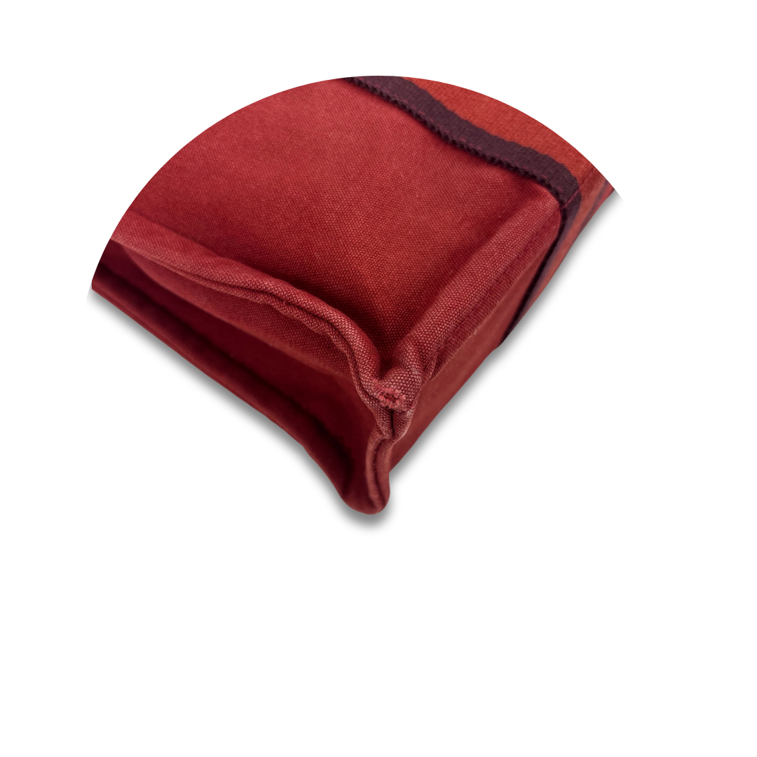Hermès Red Canvas Fourre Tout PM