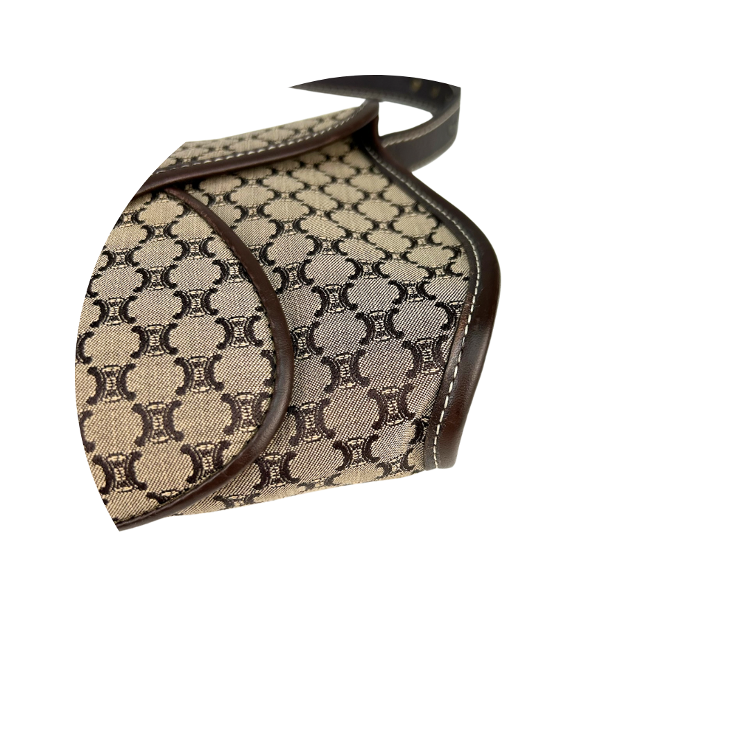 Celine Macadam Canvas Shoulder Bag