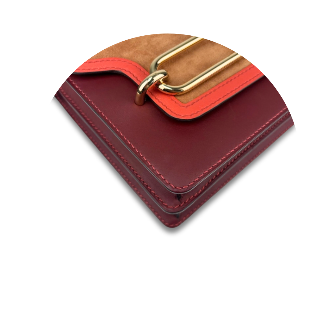 Hermès Suede Tricolor Roulis 23