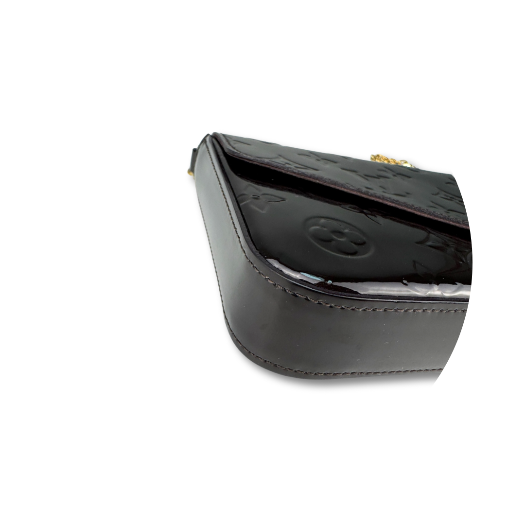 Louis Vuitton Amarante Vernis Pochette Felicie