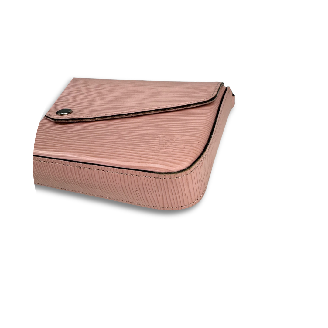 Louis Vuitton Pale Pink Epi Leather Pochette Felicie