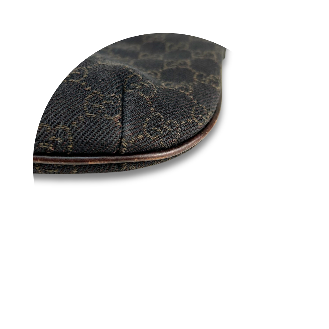 Gucci Brown Canvas Shoulder Bag