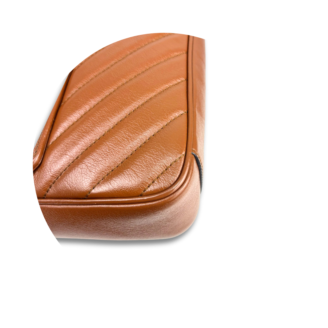 Gucci Brown Marmont Small Shoulder Bag