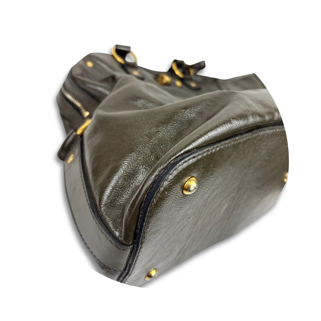 YSL Patent Leather Muse Bag