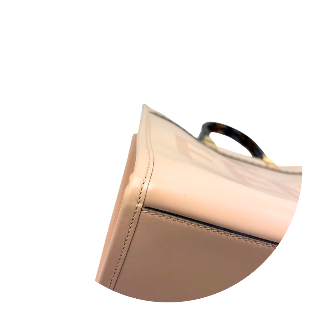 Fendi Pale Pink Sunshine Shopper Tote