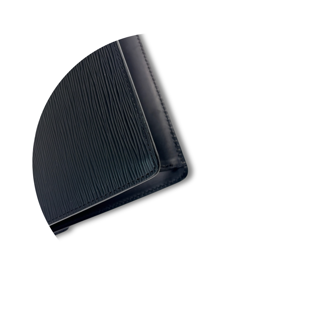 Louis Vuitton Black Epi Leather Monceau