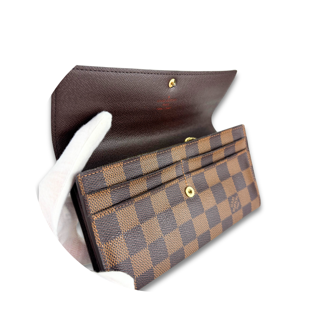 Louis Vuitton Damier Ebene Sarah Wallet