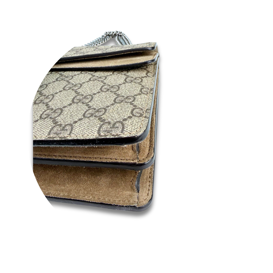 Gucci GG Supreme Small Dionysus Shoulder Bag