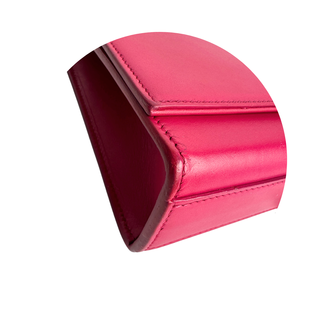 YSL Hot Pink Medium Kate Tassel Chain Bag
