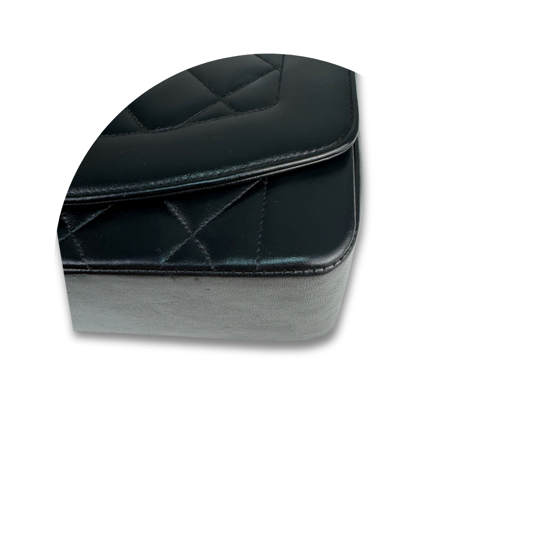 Chanel Lambskin Small Diana Single Flap